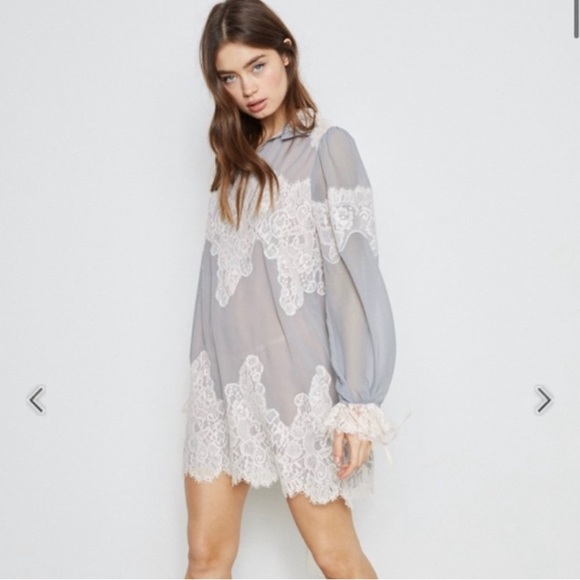 WE ARE HAH Dresses & Skirts - We are Hah Queen for a day mini lace dress